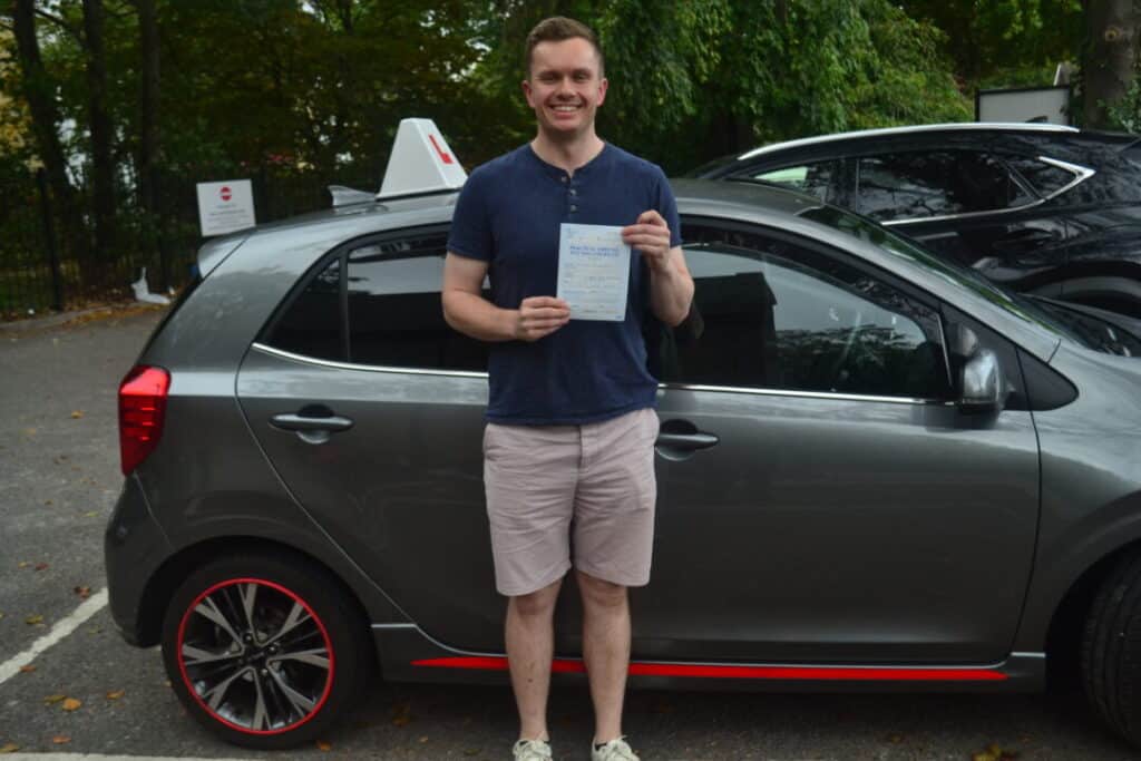 Driving Lessons Bounds Green. Will passed his driving test first time with Drive with Nik.